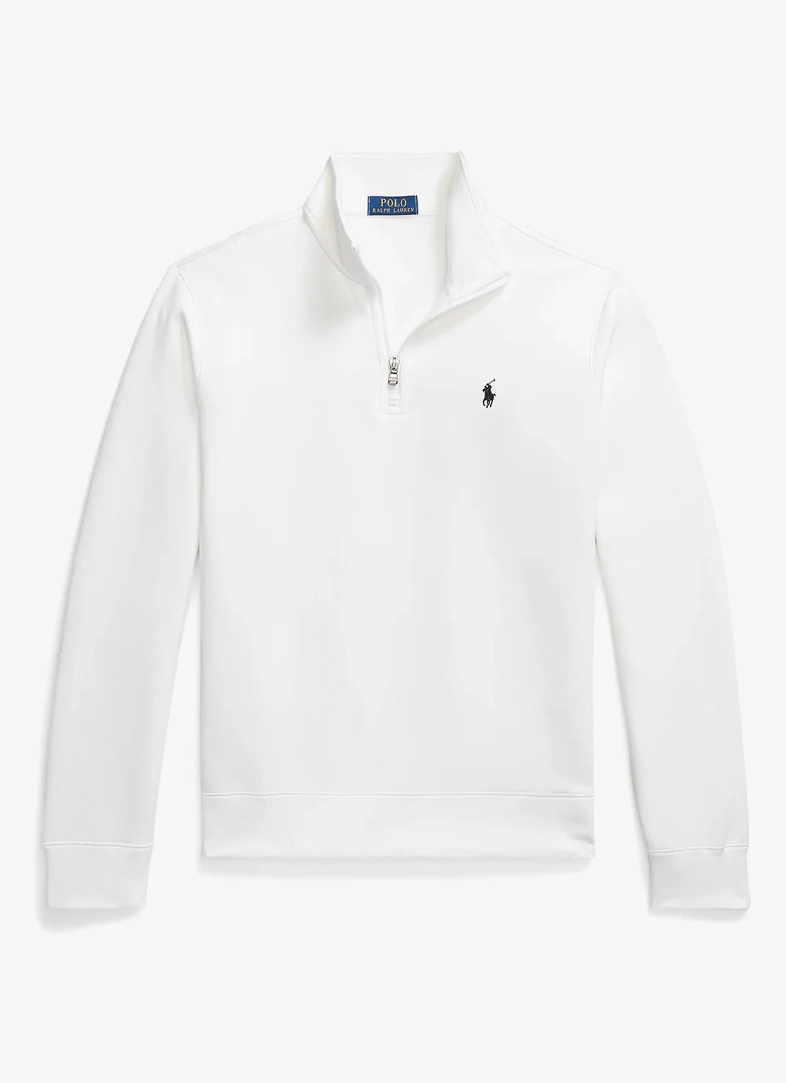 Polo Ralph Lauren Fijngebreide schipperstrui met halve rits en logoborduring