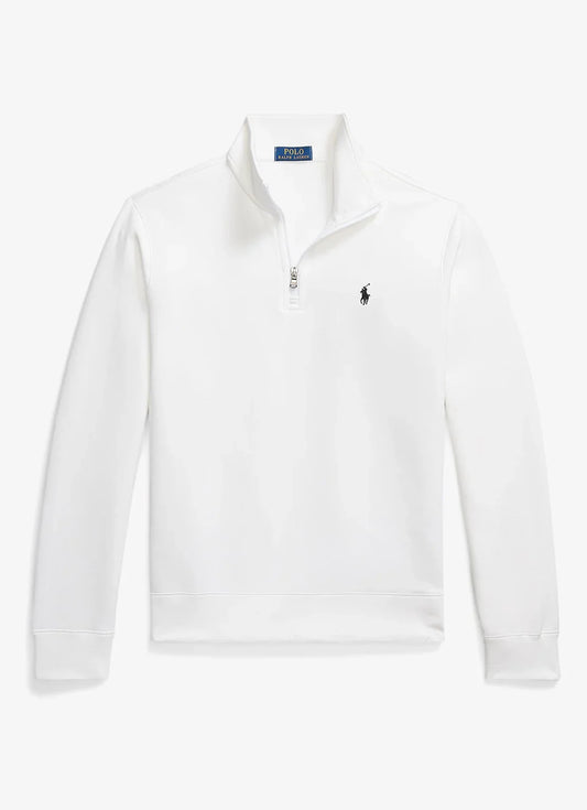Polo Ralph Lauren Fijngebreide schipperstrui met halve rits en logoborduring