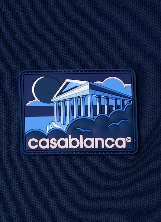 Casablanca T-shirt van biologisch katoen met logo