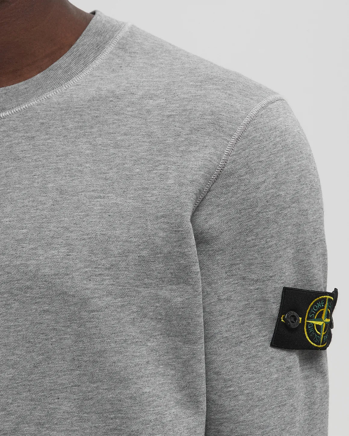 Stone Island sweater met logoborduring